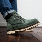 Jack | Men's Leather Work Boots, Lace-Up Anti-Slip Boots | Bella Blue