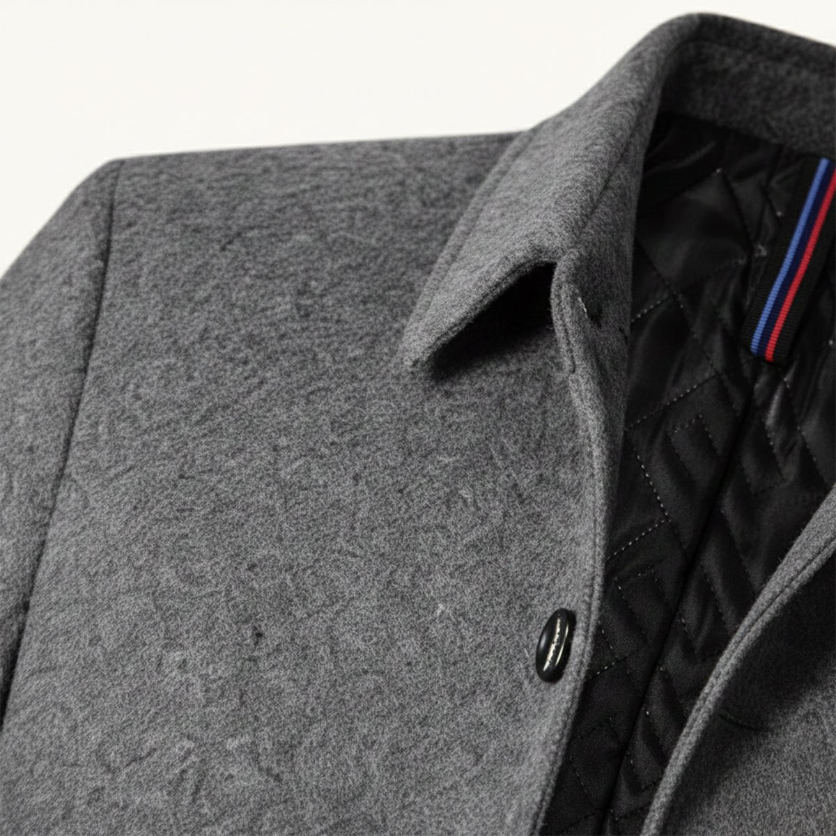 Jackson | Men's Wool Blend Tailored Coat, Longline Autumn Coat | Bella Blue