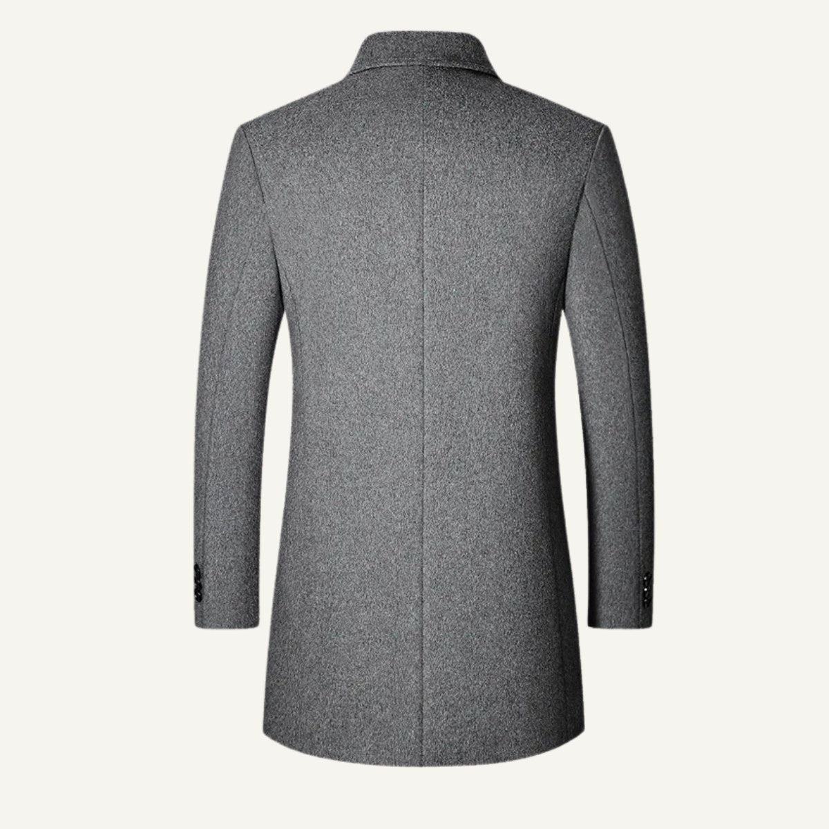 Jackson | Men's Wool Blend Tailored Coat, Longline Autumn Coat | Bella Blue