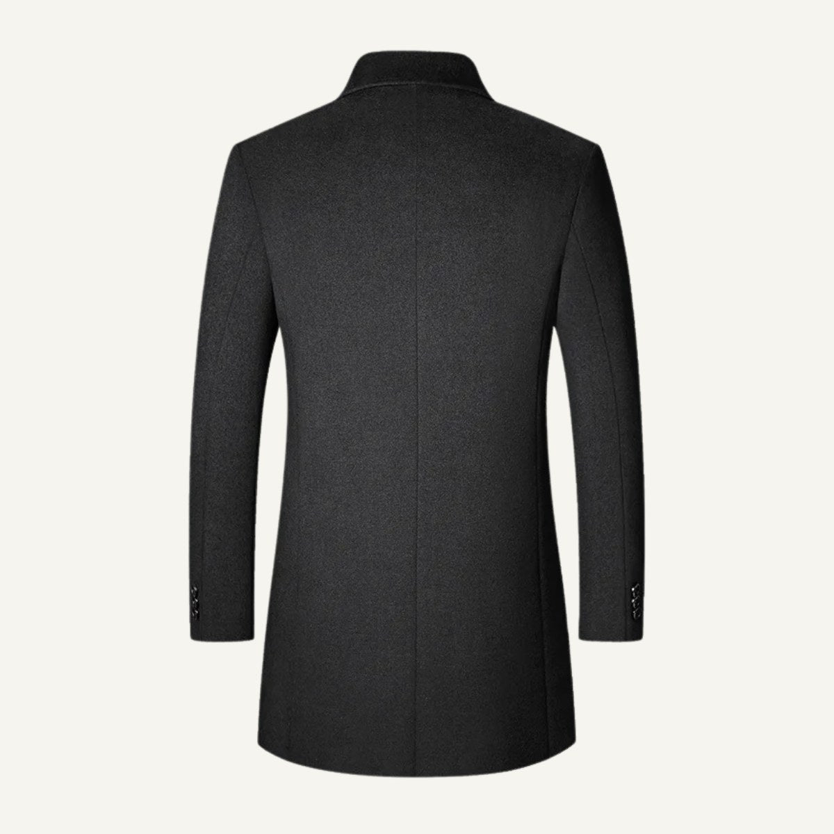 Jackson | Men's Wool Blend Tailored Coat, Longline Autumn Coat | Bella Blue