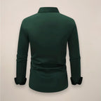 James | Men's Long Sleeve Smart Shirt, Tailored Formal Shirt | Bella Blue