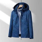 Janet | Women's Lightweight Waterproof Hooded Jacket, Practical Outdoor Jacket | Bella Blue | Navy Blue