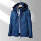 Janet | Women's Lightweight Waterproof Hooded Jacket, Practical Outdoor Jacket | Bella Blue | Mint Green