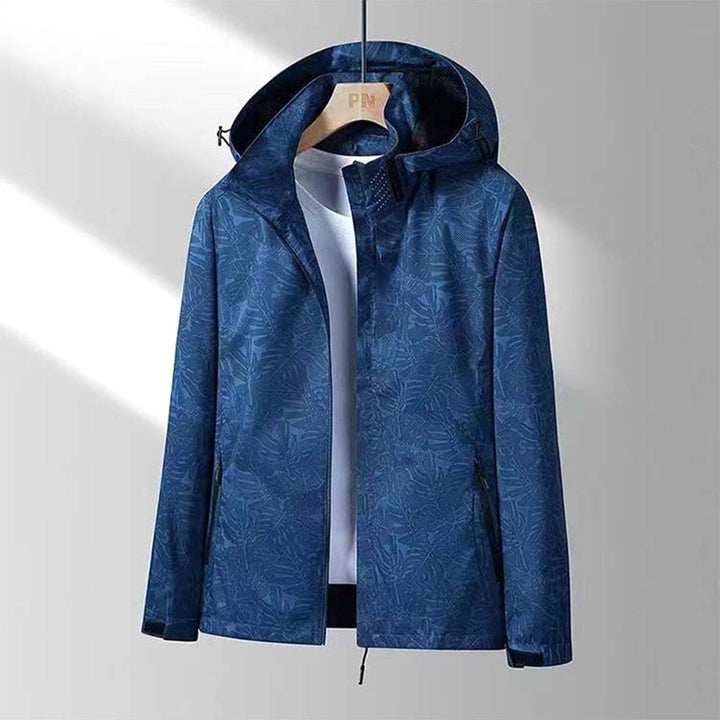 Janet | Women's Lightweight Waterproof Hooded Jacket, Practical Outdoor Jacket | Bella Blue | Mint Green