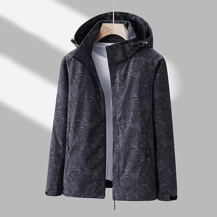 Janet | Women's Lightweight Waterproof Hooded Jacket, Practical Outdoor Jacket | Bella Blue | Pink