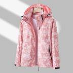 Janet | Women's Lightweight Waterproof Hooded Jacket, Practical Outdoor Jacket | Bella Blue | Purple