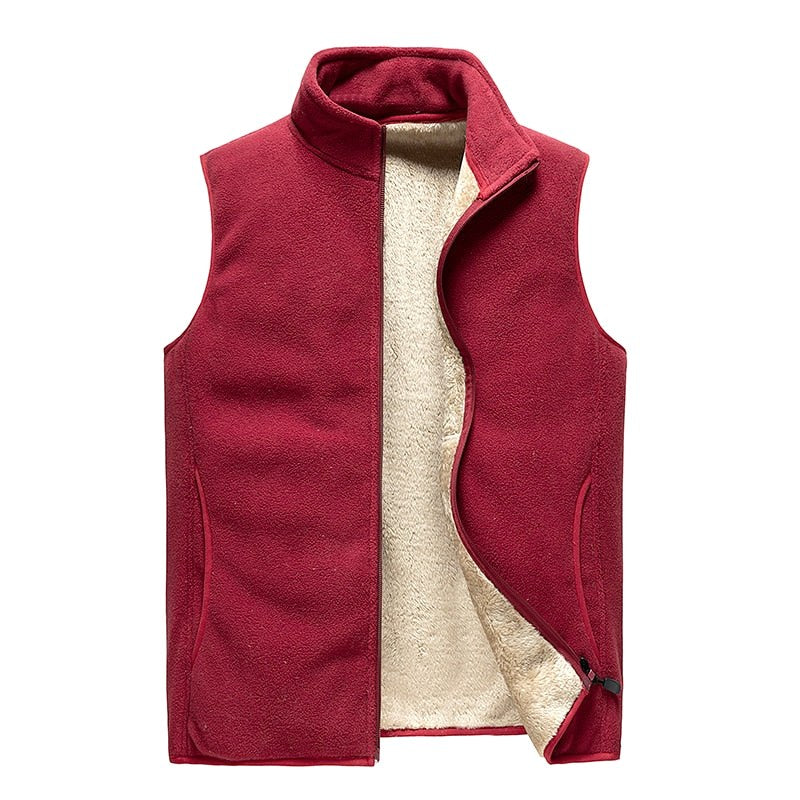 Jared | Men's Insulated Fleece Gilet, Warm Layering Gilet | Bella Blue