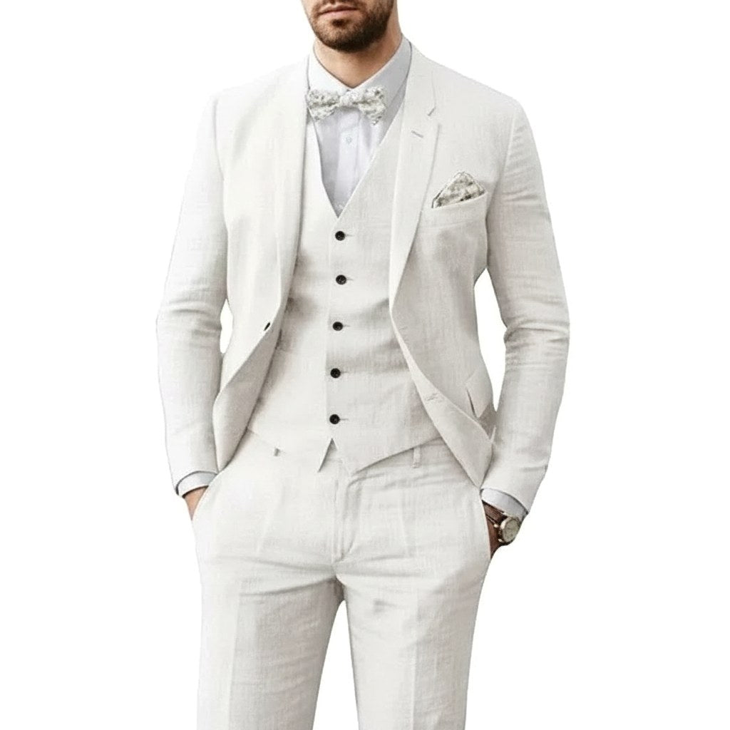 Johannes | Men's Three-Piece Suit in Royal Blue, Wedding Suit | Bella Blue | Light Blue