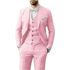 Johannes | Men's Three-Piece Suit in Royal Blue, Wedding Suit | Bella Blue | Light Blue