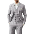 Johannes | Men's Three-Piece Suit in Royal Blue, Wedding Suit | Bella Blue | Light Blue