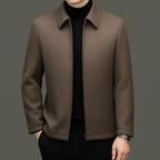Jordan | Men's Wool Jacket, Tailored Autumn Jacket | Bella Blue | Black