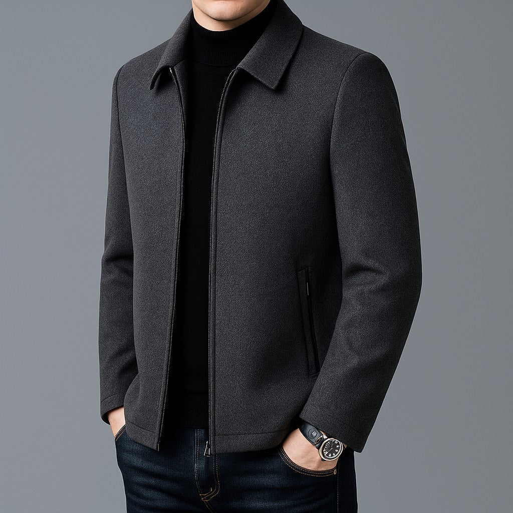 Jordan | Men's Wool Jacket, Tailored Autumn Jacket | Bella Blue