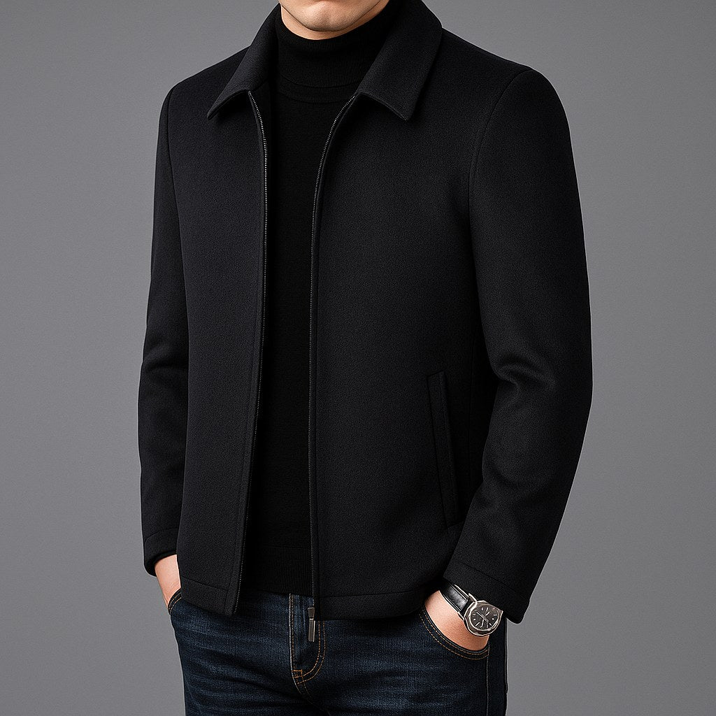 Jordan | Men's Wool Jacket, Tailored Autumn Jacket | Bella Blue