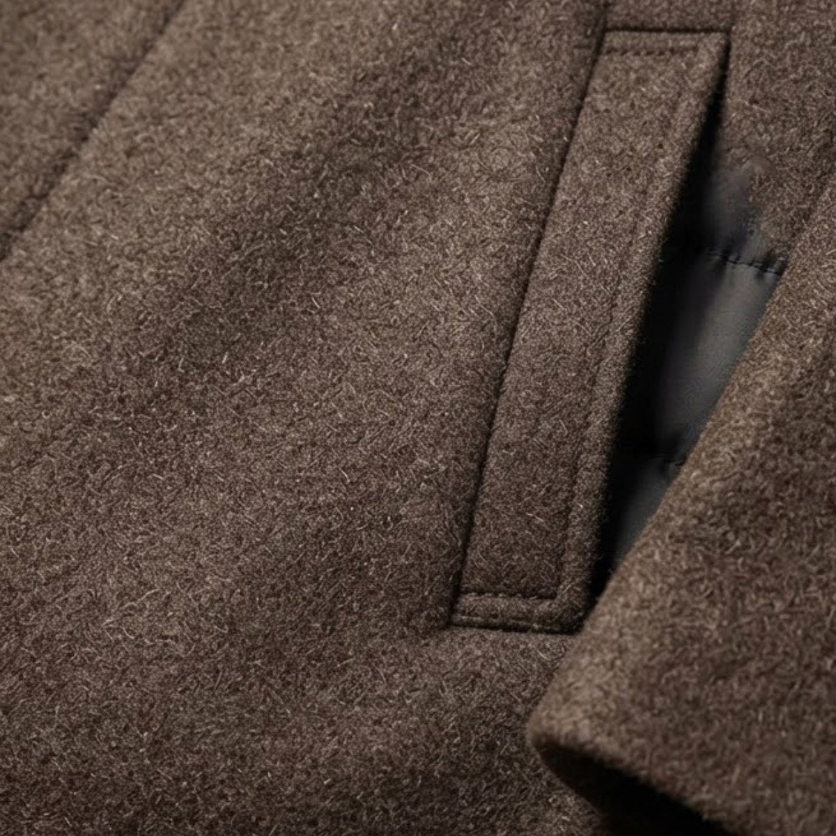 Jordan | Men's Wool Overcoat, Classic Wool Coat | Bella Blue