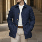 Josef | Men's Weatherproof Coat, Windproof Men's Jacket | Bella Blue | Grey