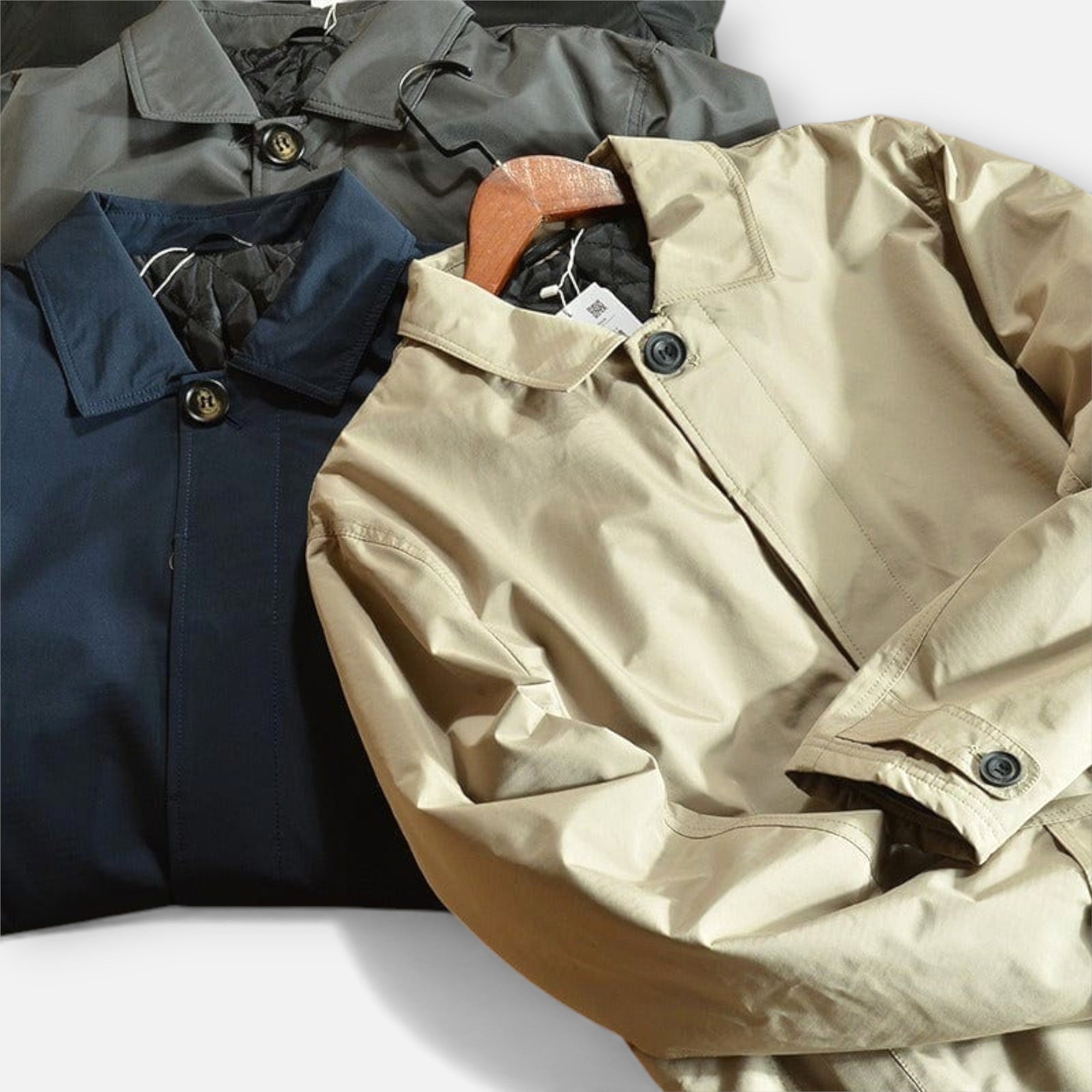 Josef | Men's Weatherproof Coat, Windproof Men's Jacket | Bella Blue | Navy Blue