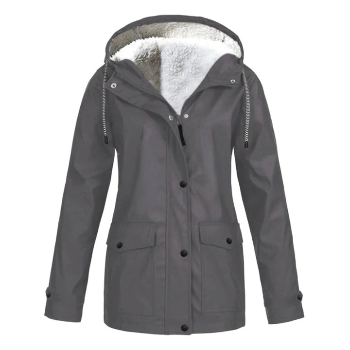 Judith | Women's Windproof Hooded Rain Jacket, Lightweight Autumn Coat | Bella Blue