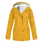 Judith | Women's Windproof Hooded Rain Jacket, Lightweight Autumn Coat | Bella Blue | Purple