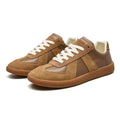Julian | Men's Lace-Up Shoes with Non-Slip Sole, Classic Lace-Up Trainers | Bella Blue | Brown