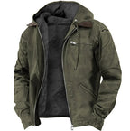 Kieran | Men's Hooded Polar Jacket, Lightweight Transitional Jacket | Bella Blue