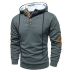 Konrad | Men's Jumper with Textured Weave, Elegant Men's Jumper | Bella Blue | Grey