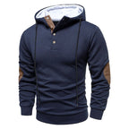 Konrad | Men's Jumper with Textured Weave, Elegant Men's Jumper | Bella Blue | Grey