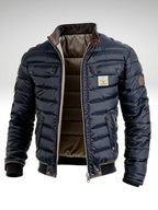 Konrad | Men's Quilted Jacket with Urban Elegance, Lightweight Autumn Jacket | Bella Blue