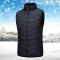 Kyle | Men's Heated Gilet with Carbon Fibre Elements, Smart Temperature Control Gilet | Bella Blue