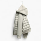 Kyle | Men's Hooded Down Jacket with Quilted Panels, Insulated Autumn Coat | Bella Blue