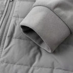 Kyle | Men's Hooded Down Jacket with Quilted Panels, Insulated Autumn Coat | Bella Blue