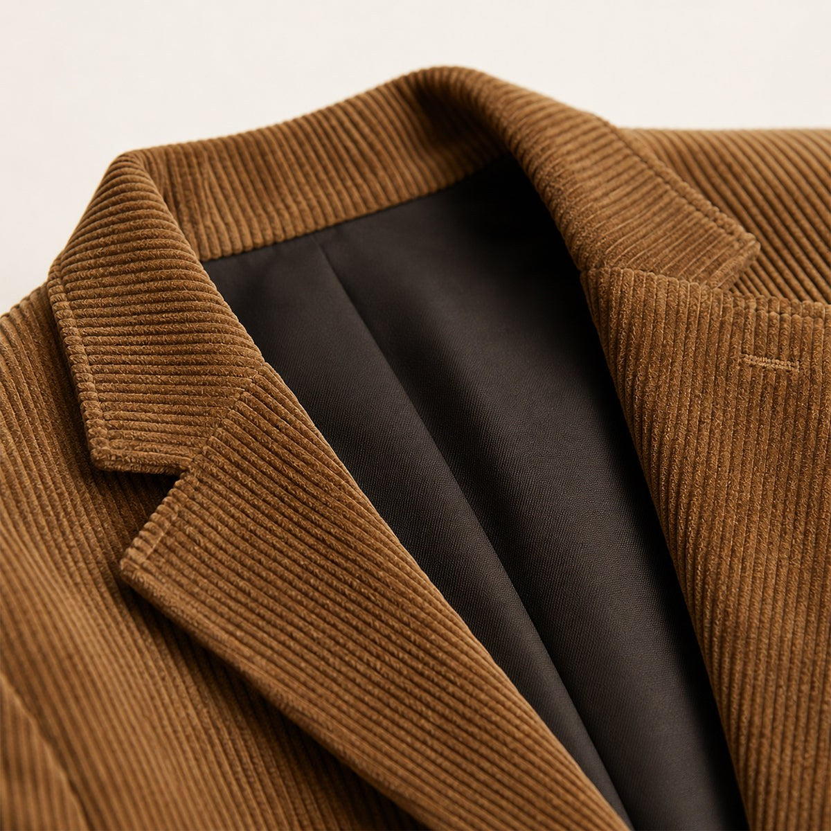 Landon | Men's Slim Fit Corduroy Blazer, Vintage-Inspired Jacket | Bella Blue | Grey