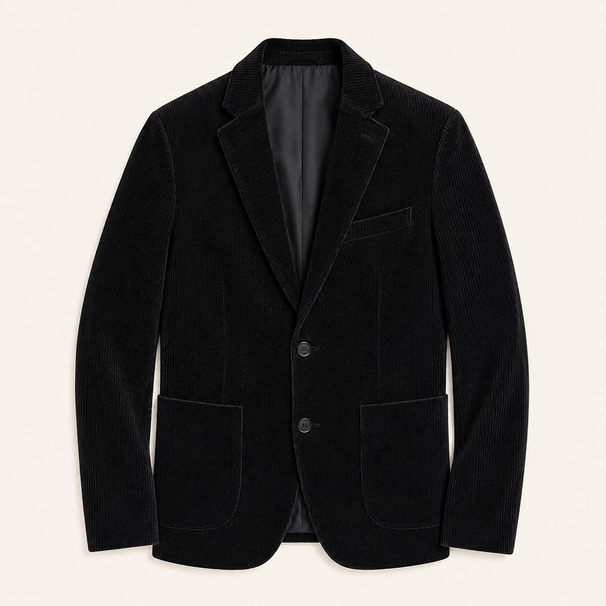 Landon | Men's Slim Fit Corduroy Blazer, Vintage-Inspired Jacket | Bella Blue