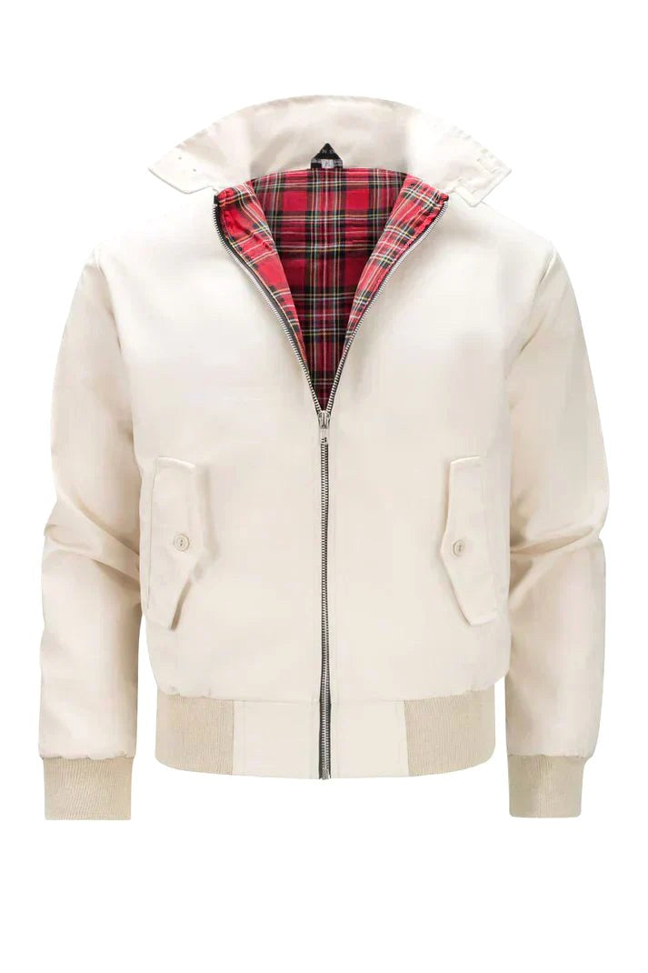 Lawrence | Men's Harrington Jacket, Classic Casual Jacket | Bella Blue