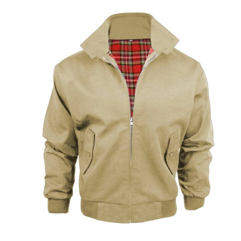 Lawrence | Men's Harrington Jacket, Classic Casual Jacket | Bella Blue