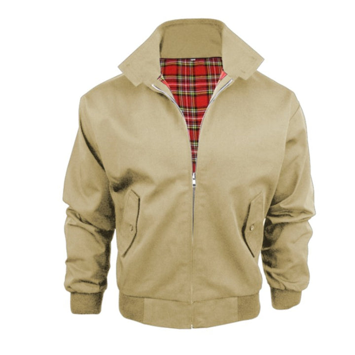 Lawrence | Men's Harrington Jacket, Classic Casual Jacket | Bella Blue