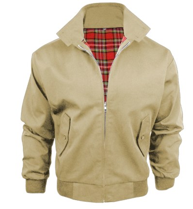 Lawrence | Men's Harrington Jacket, Classic Casual Jacket | Bella Blue