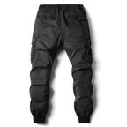 Leo | Men's Utility Cargo Trousers with Stretch Fit, Functional Pocket Trousers | Bella Blue | Khaki