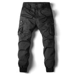 Leo | Men's Utility Cargo Trousers with Stretch Fit, Functional Pocket Trousers | Bella Blue