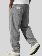 Lewis | Women's Relaxed Fit Corduroy Trousers, Sophisticated Everyday Trousers | Bella Blue