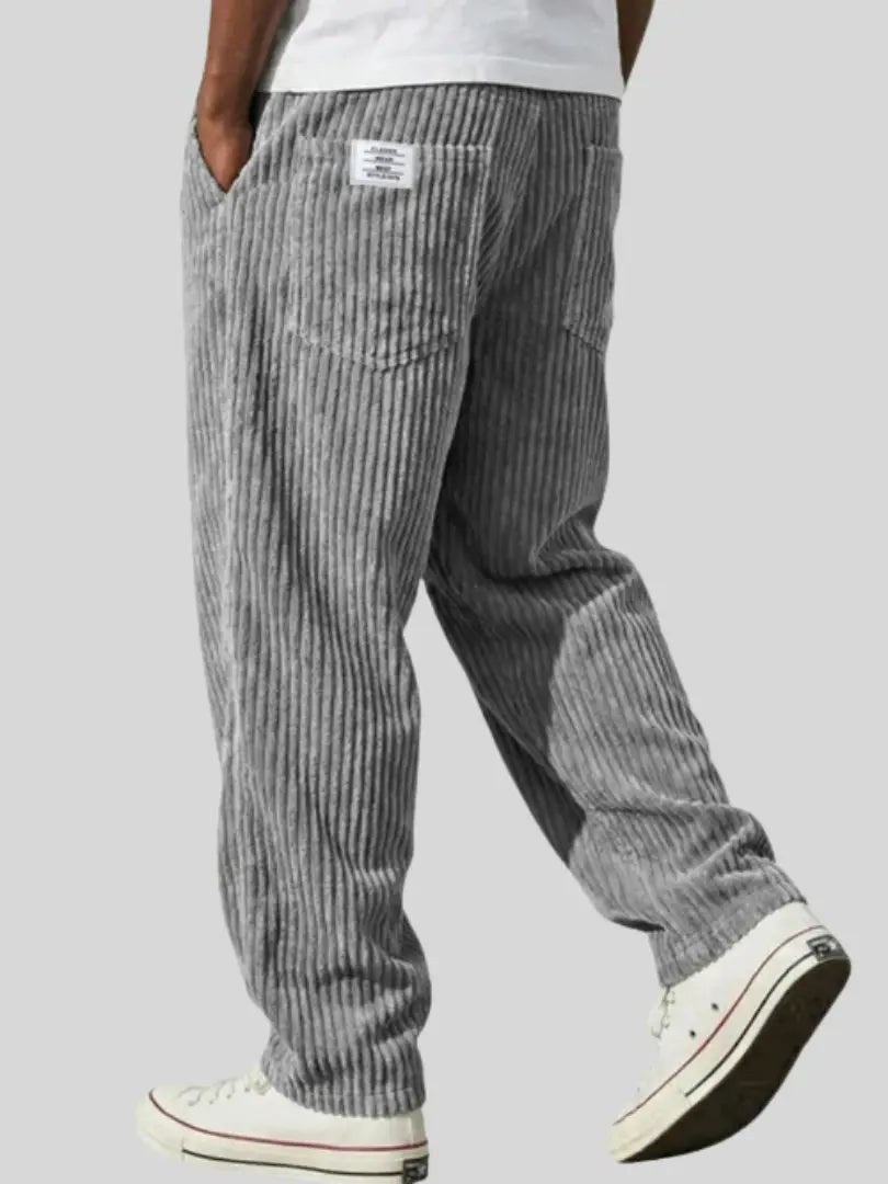 Lewis | Women's Relaxed Fit Corduroy Trousers, Sophisticated Everyday Trousers | Bella Blue