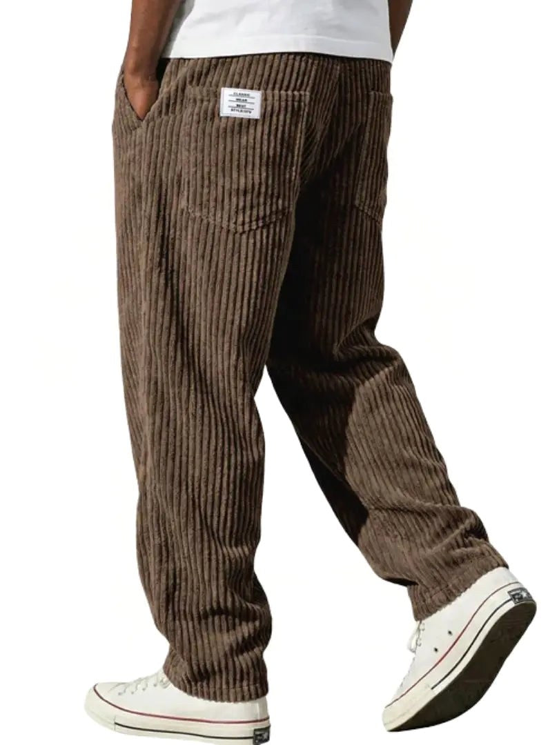 Lewis | Women's Relaxed Fit Corduroy Trousers, Sophisticated Everyday Trousers | Bella Blue