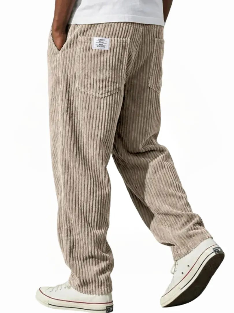 Lewis | Women's Relaxed Fit Corduroy Trousers, Sophisticated Everyday Trousers | Bella Blue