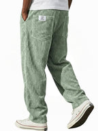 Lewis | Women's Relaxed Fit Corduroy Trousers, Sophisticated Everyday Trousers | Bella Blue