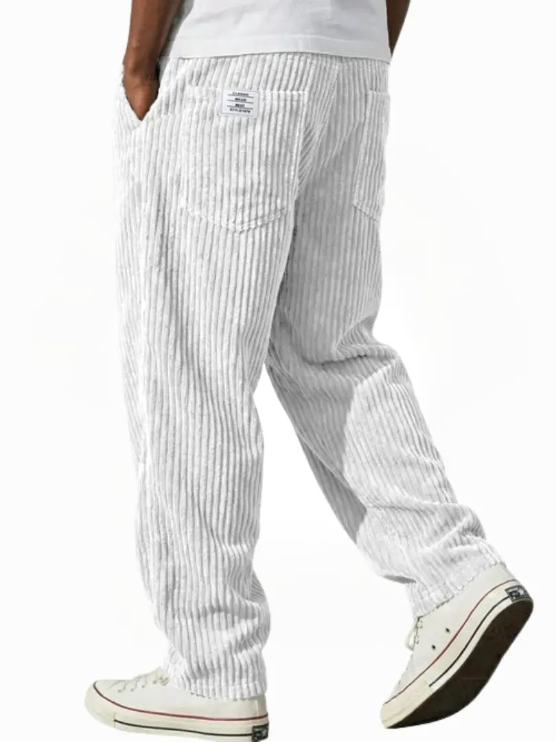 Lewis | Women's Relaxed Fit Corduroy Trousers, Sophisticated Everyday Trousers | Bella Blue