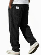 Lewis | Women's Relaxed Fit Corduroy Trousers, Sophisticated Everyday Trousers | Bella Blue