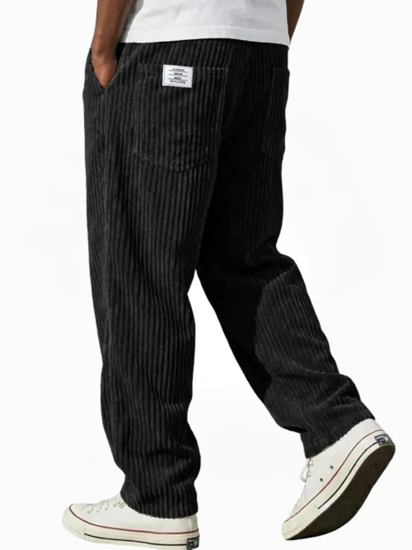 Lewis | Women's Relaxed Fit Corduroy Trousers, Sophisticated Everyday Trousers | Bella Blue