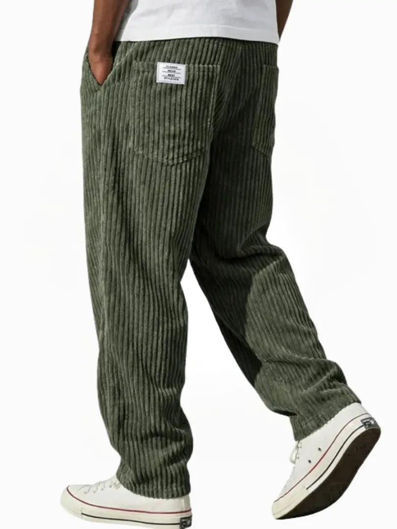 Lewis | Women's Relaxed Fit Corduroy Trousers, Sophisticated Everyday Trousers | Bella Blue