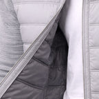 Logan | Men's Quilted Padded Jacket, Structured Everyday Jacket | Bella Blue