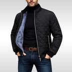 Lothar | Men's Quilted Jacket with Warming Function, Autumn Quilted Jacket | Bella Blue | Navy Blue