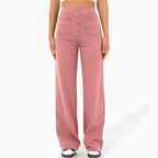 Lottie | Women's High-Waist Stretch Trousers, Comfortable Everyday Trousers | Bella Blue